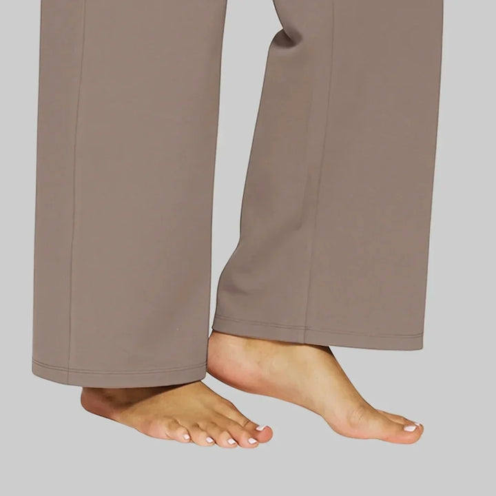 Women's High-Waist Stretch Pants, Soft Breathable Straight-Leg Fit 5