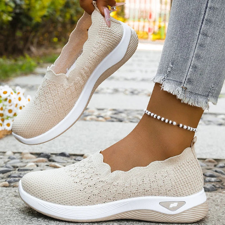 Cushioned Slip-On Walking Shoes for Women, Lightweight and Breathable 9