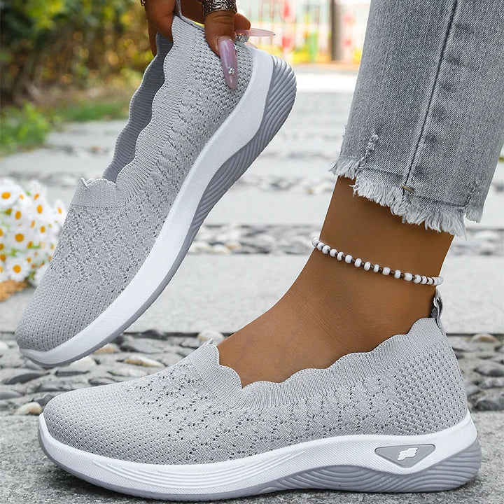 Cushioned Slip-On Walking Shoes for Women, Lightweight and Breathable 10