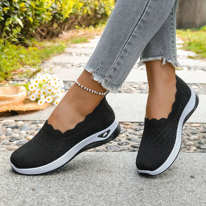 Cushioned Slip-On Walking Shoes for Women, Lightweight and Breathable 14