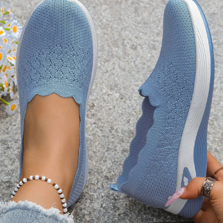 Cushioned Slip-On Walking Shoes for Women, Lightweight and Breathable 16