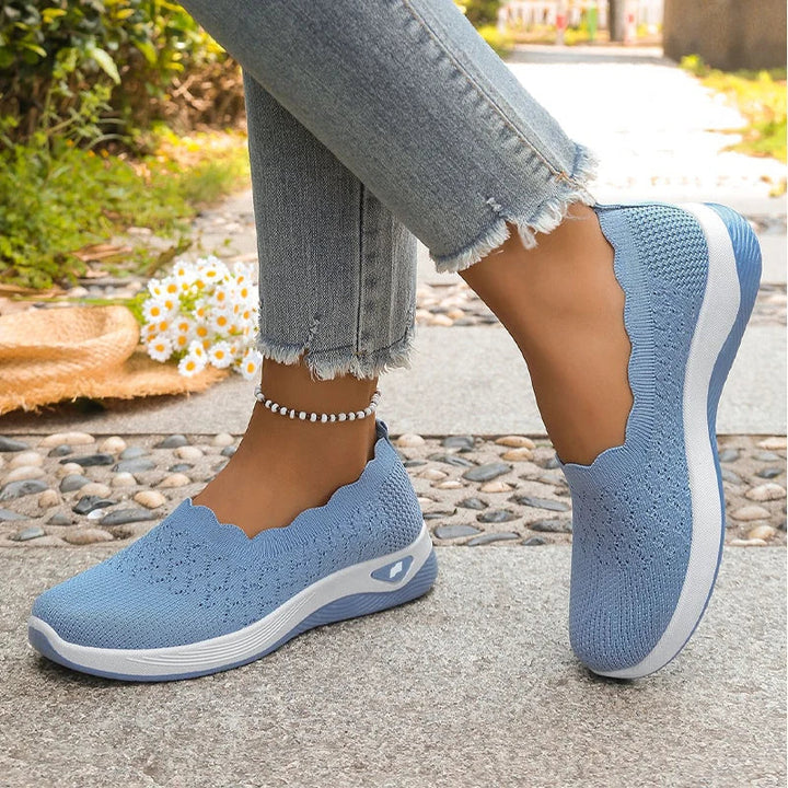 Cushioned Slip-On Walking Shoes for Women, Lightweight and Breathable 17