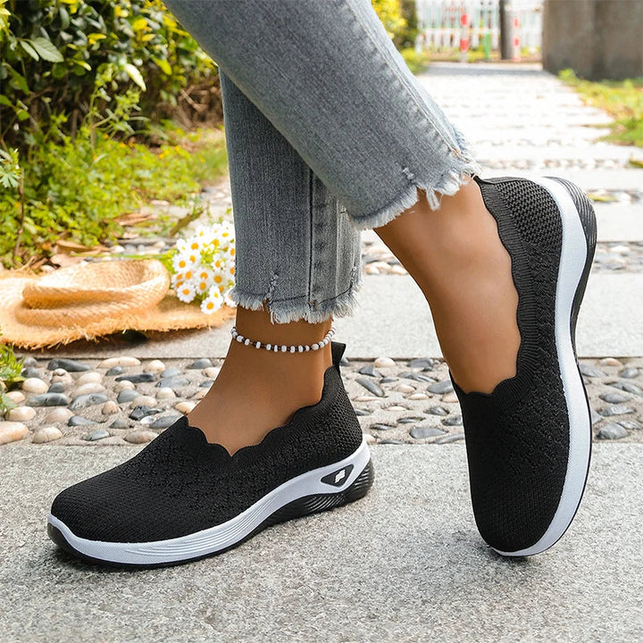 Cushioned Slip-On Walking Shoes for Women, Lightweight and Breathable 15