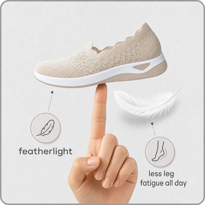 Cushioned Slip-On Walking Shoes for Women, Lightweight and Breathable 3