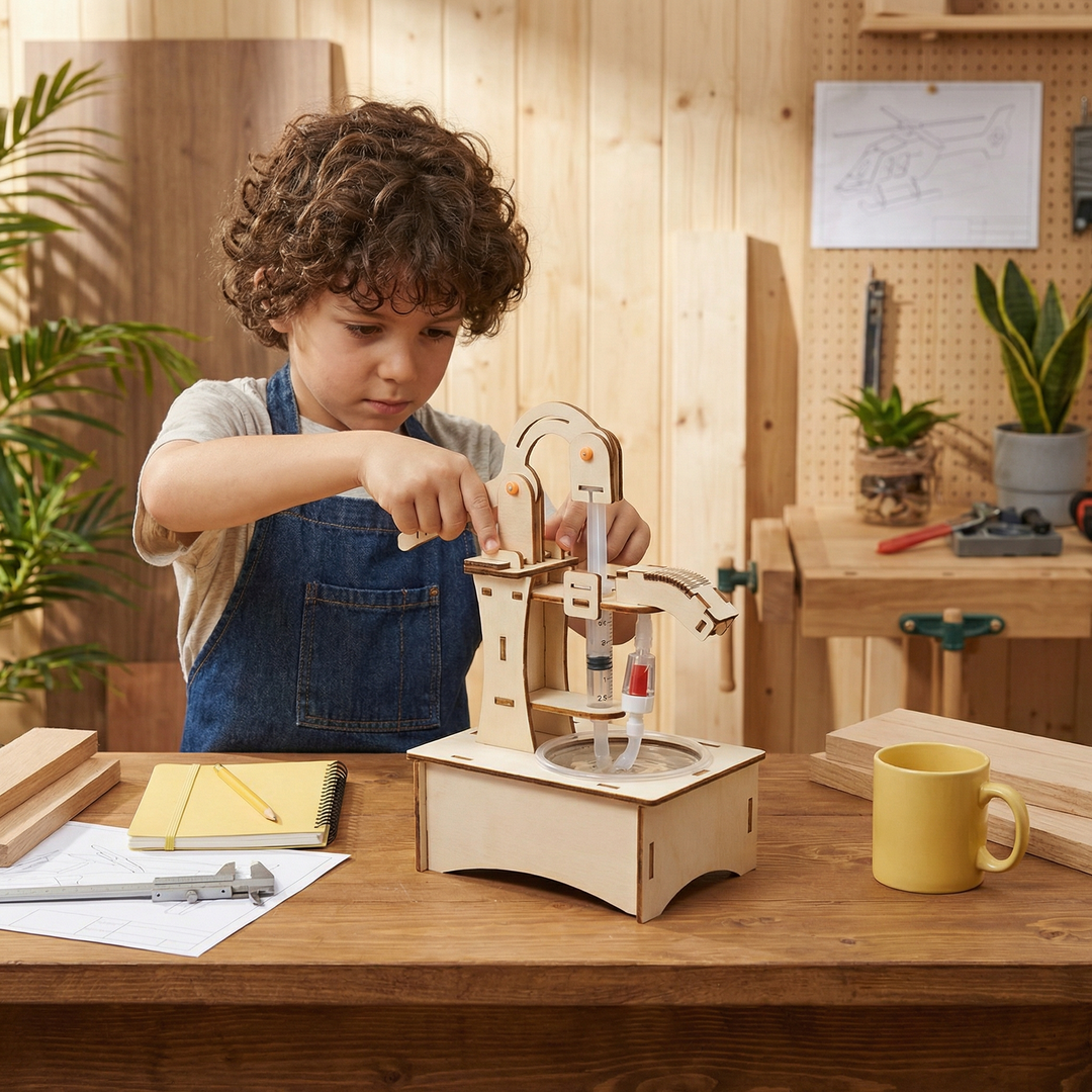 Wooden STEM Building Kit for Kids Ages 8+, Choose from 8 Models 3