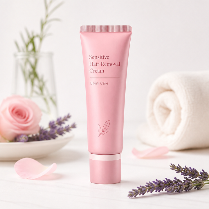 Ice Sensation Hair Removal Cream for Underarms and Bikini Area with Rose and Lavender 6
