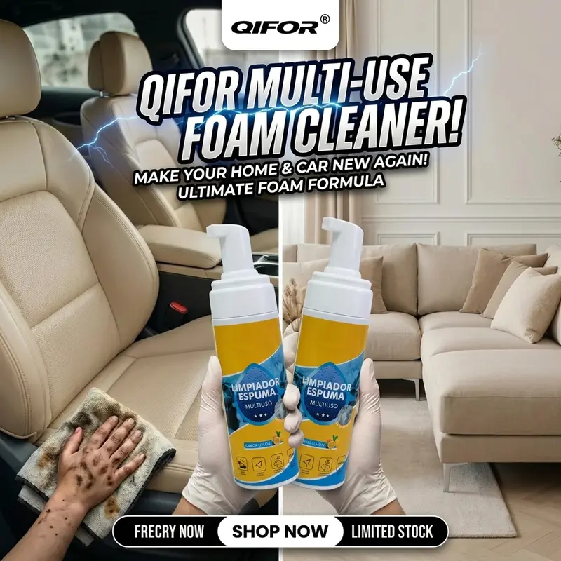 3-in-1 Enzyme Foam Car Interior Cleaner for Fabric, Leather, Vinyl & Plastic 5