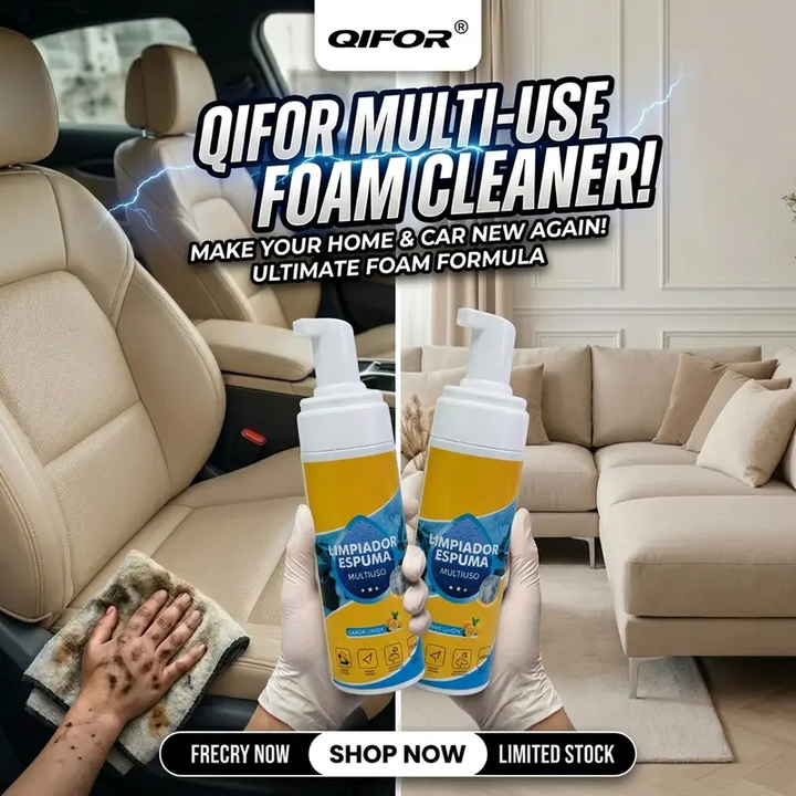 3-in-1 Enzyme Foam Car Interior Cleaner for Fabric, Leather, Vinyl & Plastic 5