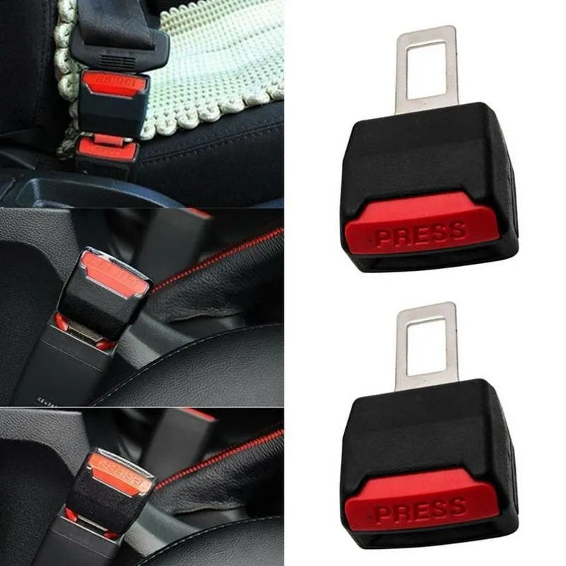 Seat Belt Alarm Silencer Plugs, 2-Pack, Black Buckle Inserts 5