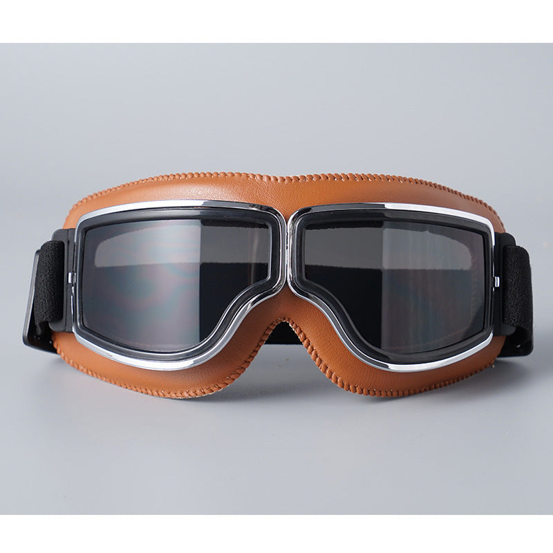 Vintage Motorcycle Goggles with Adjustable Elastic Strap 8