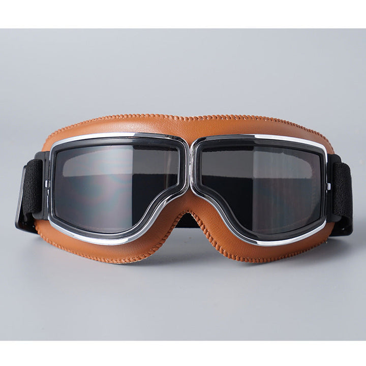 Vintage Motorcycle Goggles with Adjustable Elastic Strap 8