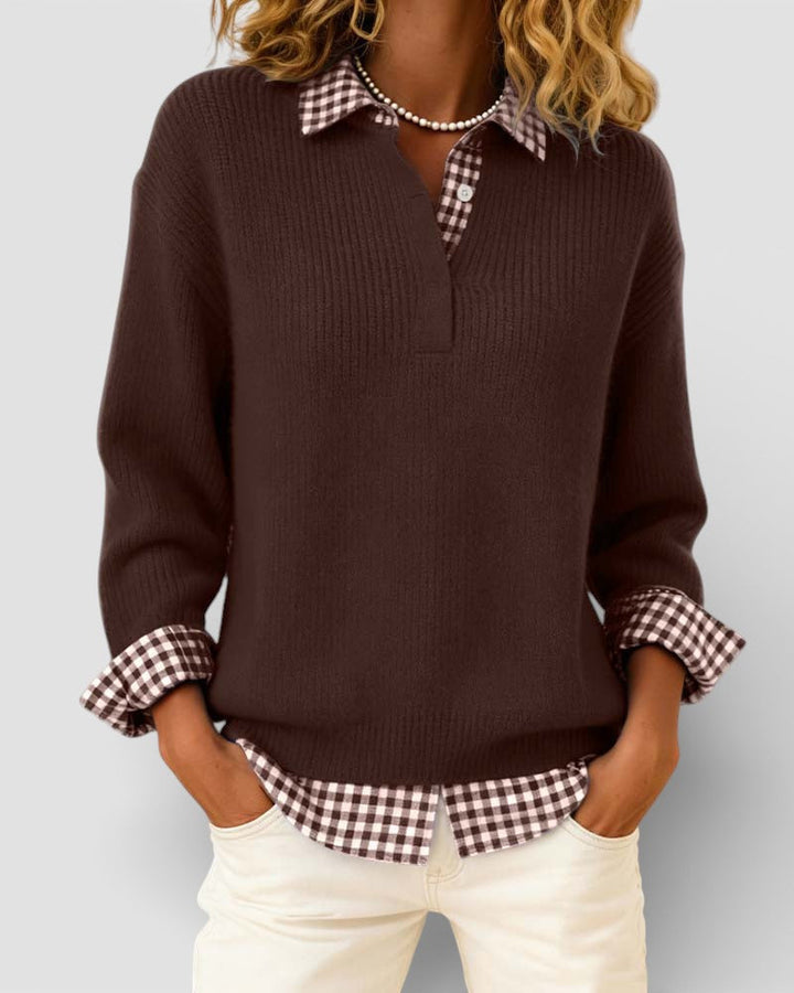 Chic Knit V-Neck Sweater 8
