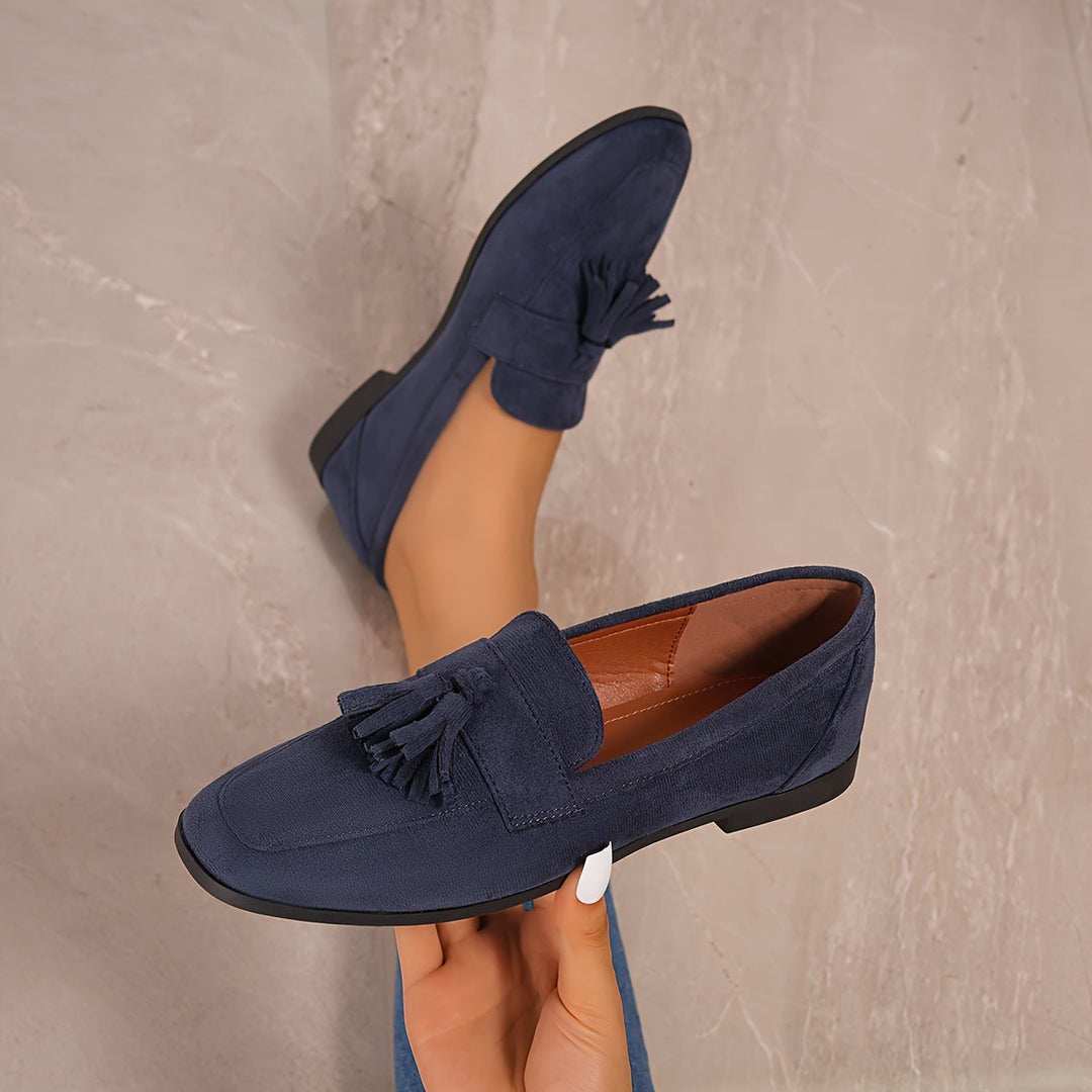Women's Minimalist Casual Shoes with Faux Suede Finish 5