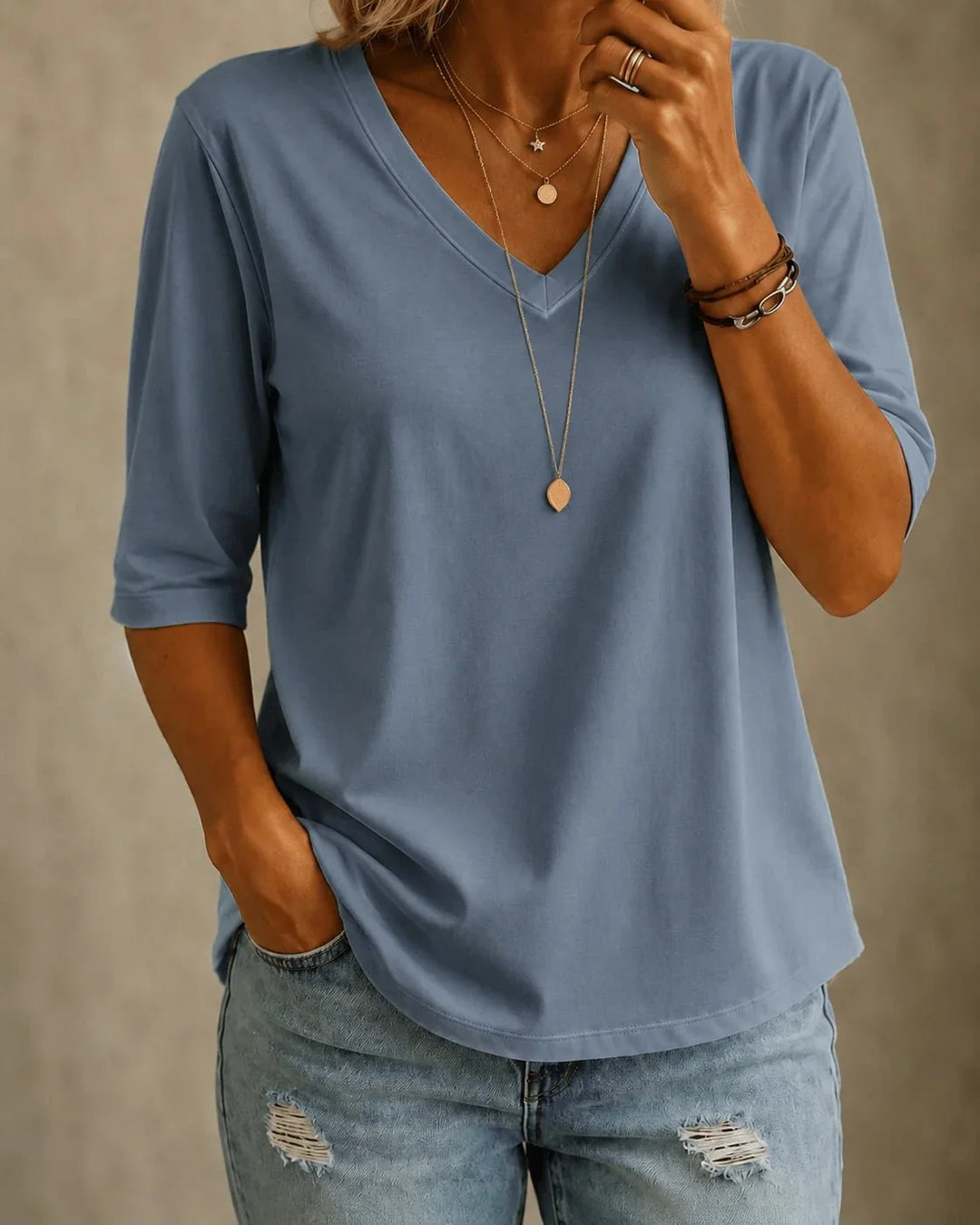 Classic V-Neck Tee 1