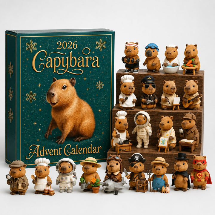 Capybara Advent Calendar 2026 with 24 Surprise Capybara Figures 1