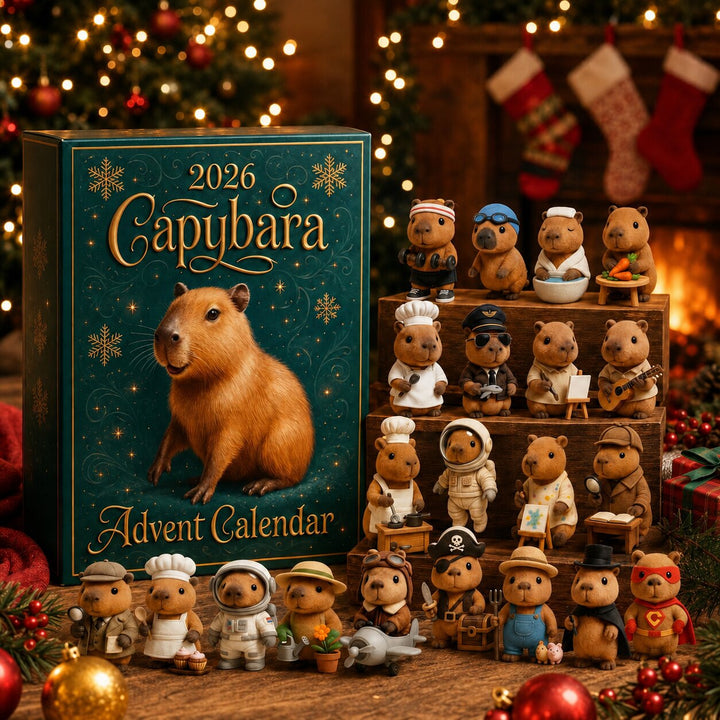 Capybara Advent Calendar 2026 with 24 Surprise Capybara Figures 6