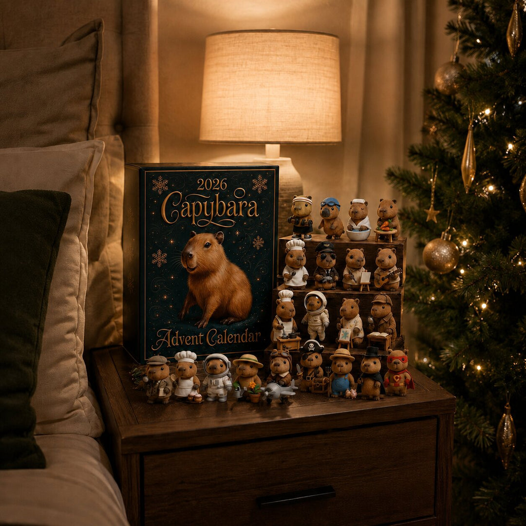 Capybara Advent Calendar 2026 with 24 Surprise Capybara Figures 5