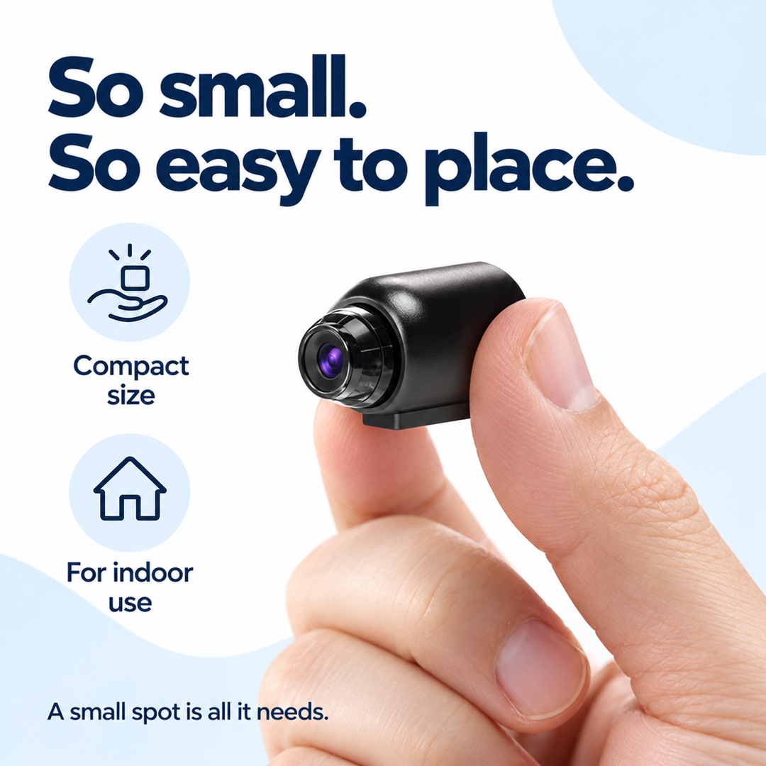 Mini WiFi Camera 1080p with Night Vision and Phone Viewing 3