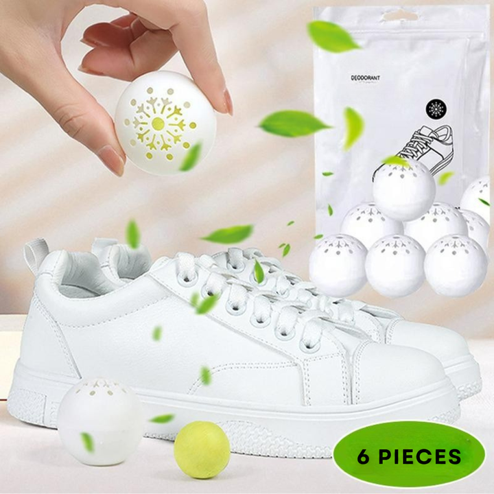 Jasmine Scented Shoe Deodorizer Balls, Set of 4 3