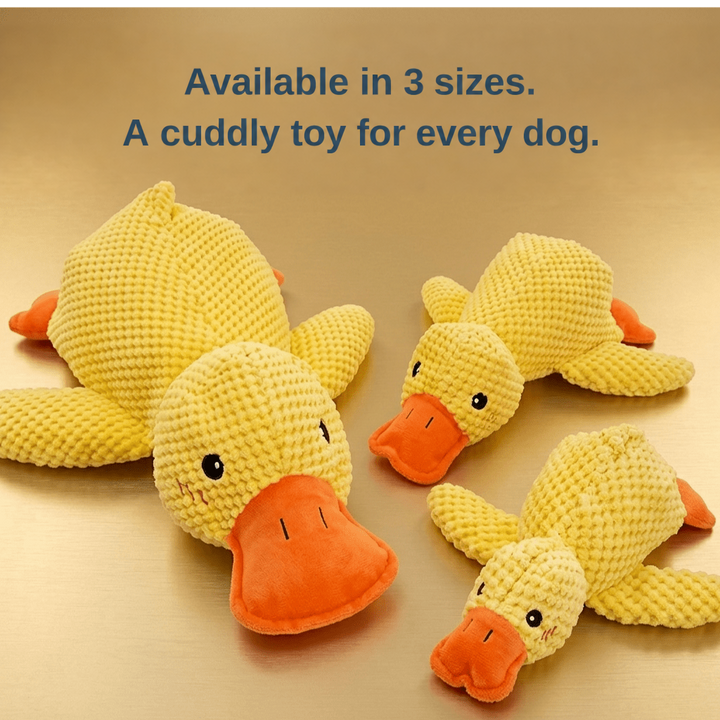 Calming Plush Duck Dog Toy with Soft Quack Sound, Set of 2 4