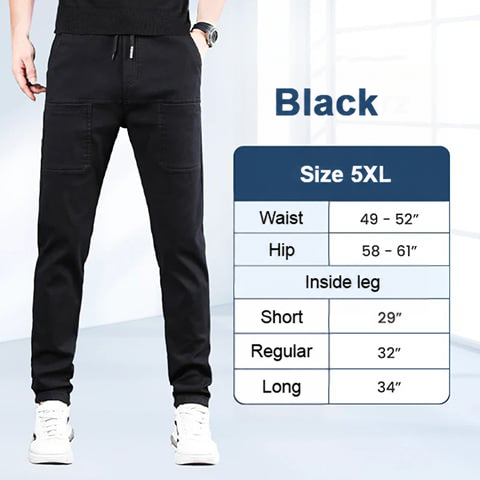 Men's Stretch Cargo Pants in Nylon/Spandex with 6 Pockets, Water Repellent, Quick Dry 26