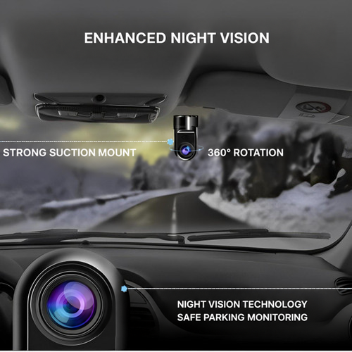 Car Dash Cam with AI Parking Monitoring and Driver Assistance System 3