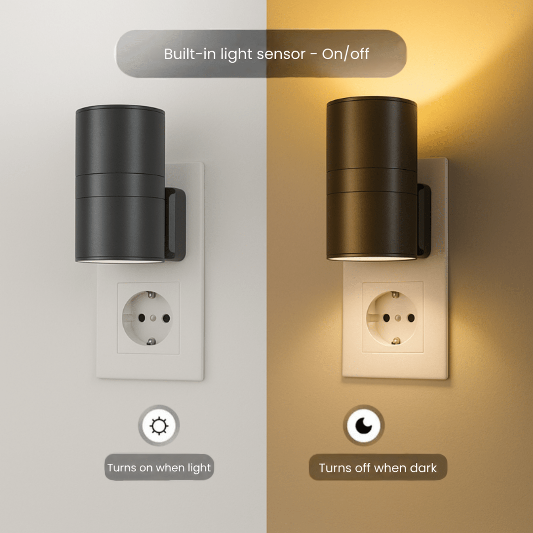 Plug-In LED Wall Light with Motion Sensor and Dimmable Brightness 4