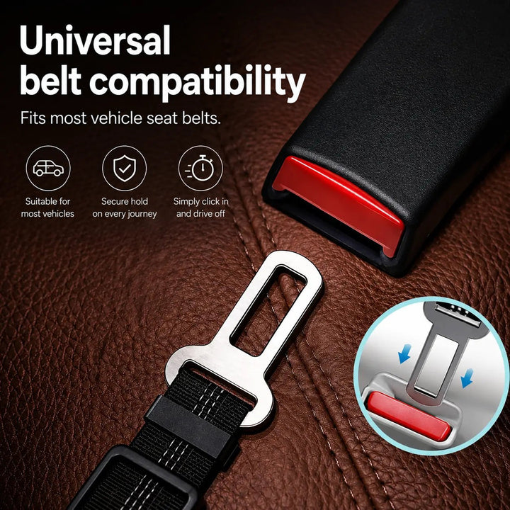 Adjustable Dog Seat Belt for Car Travel with Dual Attachment 5