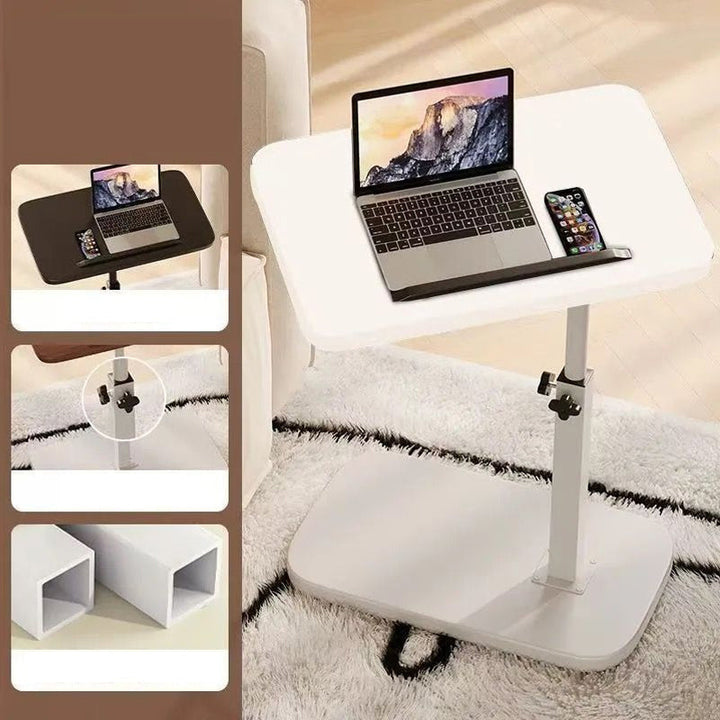 Height-Adjustable Rolling Laptop Desk with 360° Swivel Top, 45–80 cm, 30 kg Capacity 6