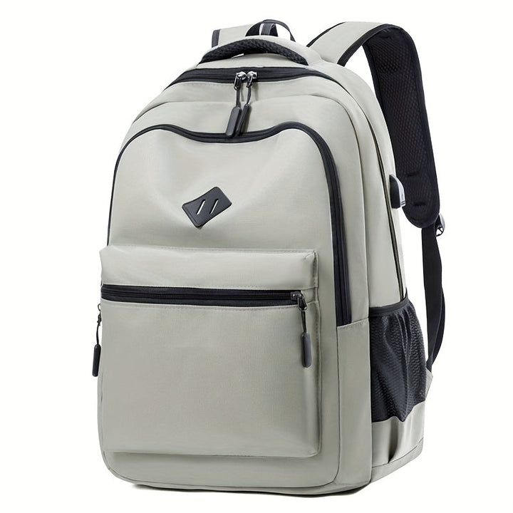 Urban School Backpack - Water-Resistant with Bottle Pocket 1