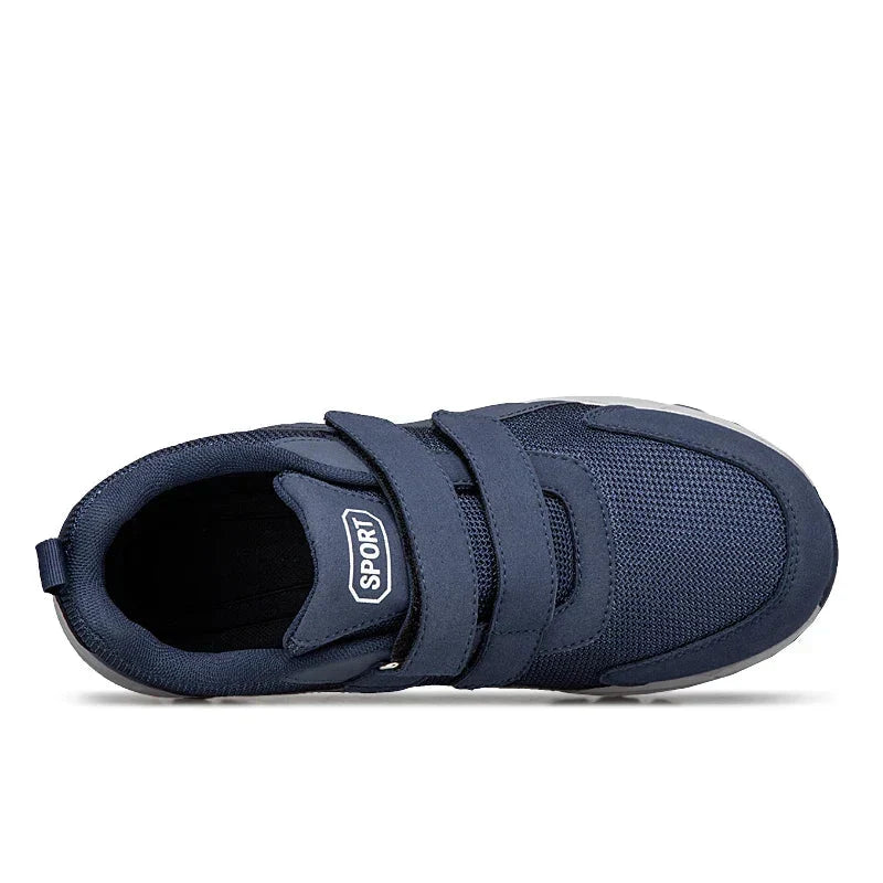 Men's Orthopedic Walking Shoes with Double Hook-and-Loop Straps and Wide Fit 14