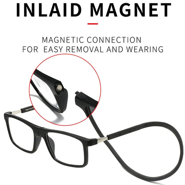 Magnetic Neck-Hanging Blue Light Blocking Reading Glasses with Anti-Loss Design 9