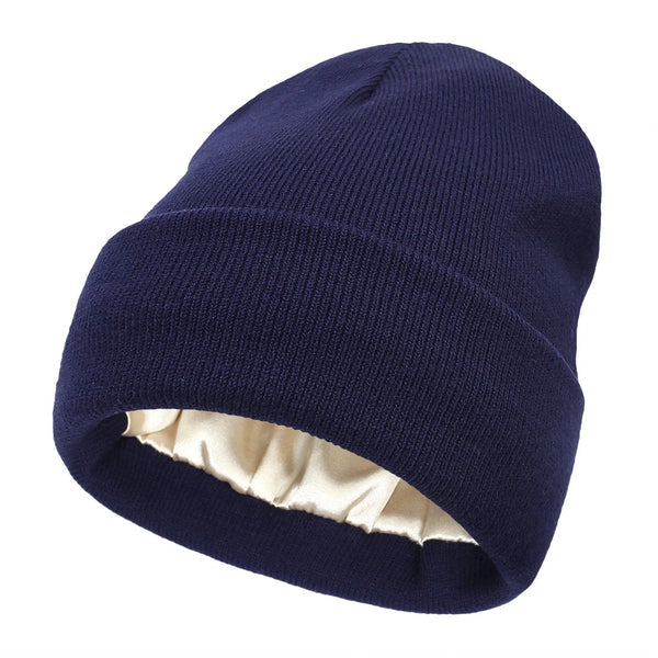 Silk Lined Winter Hat, Cozy Warmth with Hair-Friendly Lining 11
