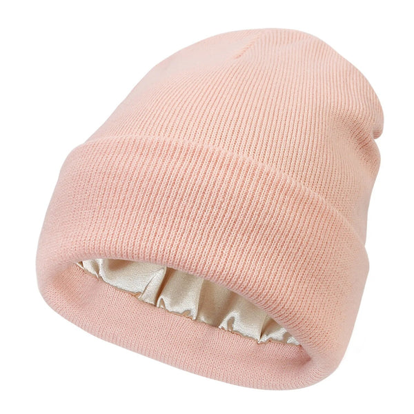 Silk Lined Winter Hat, Cozy Warmth with Hair-Friendly Lining 4