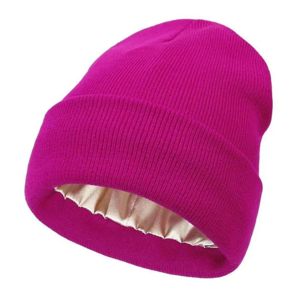 Silk Lined Winter Hat, Cozy Warmth with Hair-Friendly Lining 13