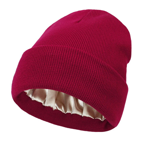 Silk Lined Winter Hat, Cozy Warmth with Hair-Friendly Lining 9