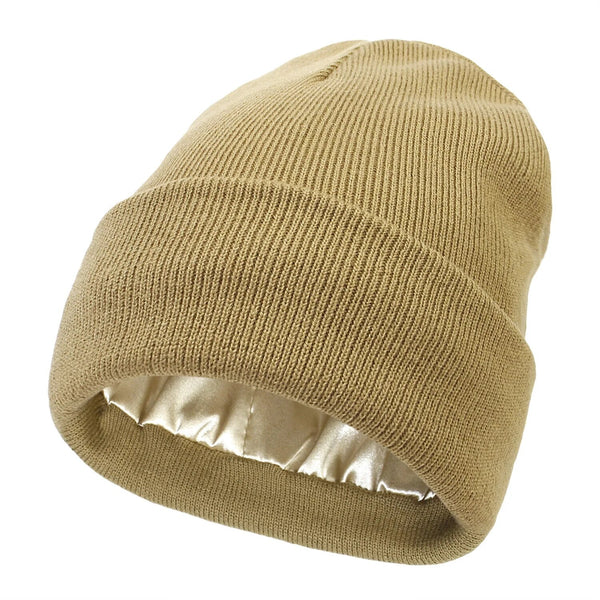 Silk Lined Winter Hat, Cozy Warmth with Hair-Friendly Lining 8