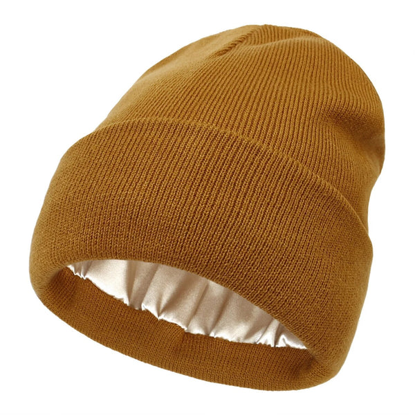 Silk Lined Winter Hat, Cozy Warmth with Hair-Friendly Lining 1