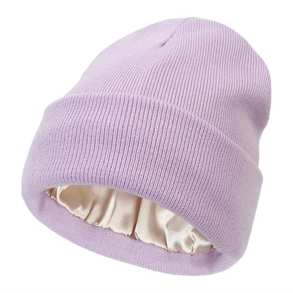 Silk Lined Winter Hat, Cozy Warmth with Hair-Friendly Lining 12