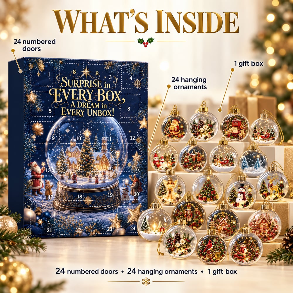24-Day Christmas Bauble Advent Calendar 2026 – A New Ornament Every Day 8