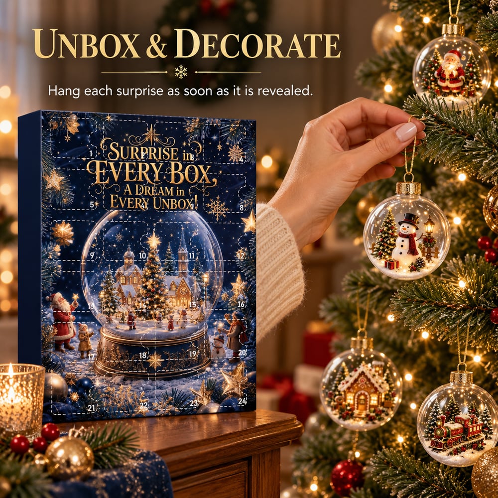 24-Day Christmas Bauble Advent Calendar 2026 – A New Ornament Every Day 9