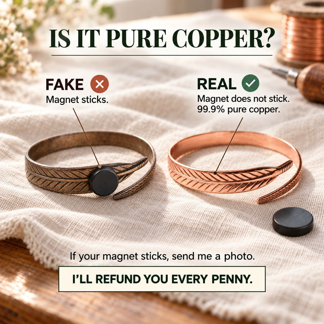 Hand Engraved Petal and Vine Copper Bracelet, Adjustable Size 3