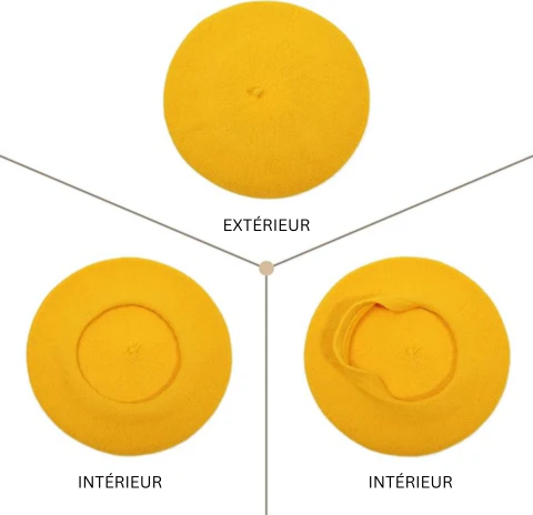 Classic French Wool Beret in 10 Colors 12