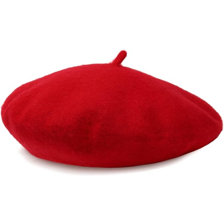 Classic French Wool Beret in 10 Colors 2