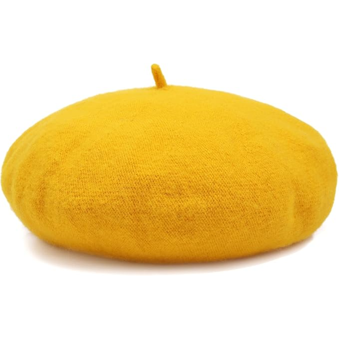 Classic French Wool Beret in 10 Colors 3