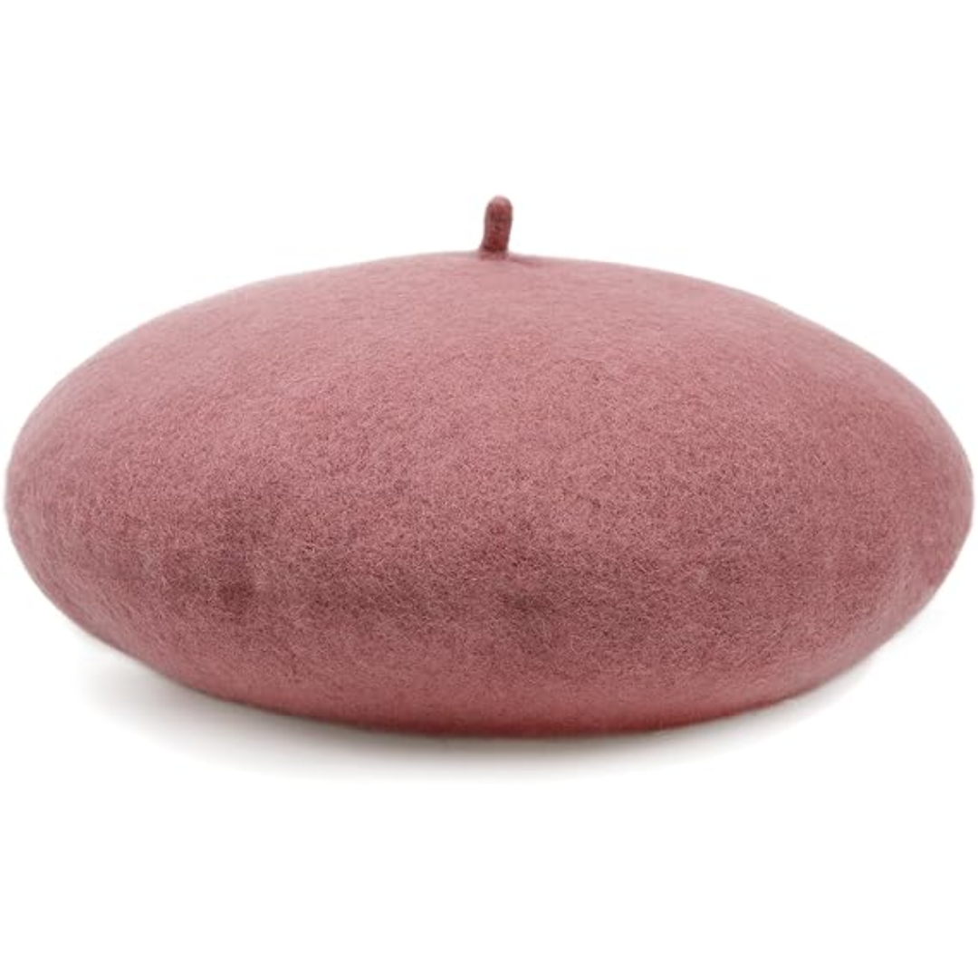 Classic French Wool Beret in 10 Colors 1