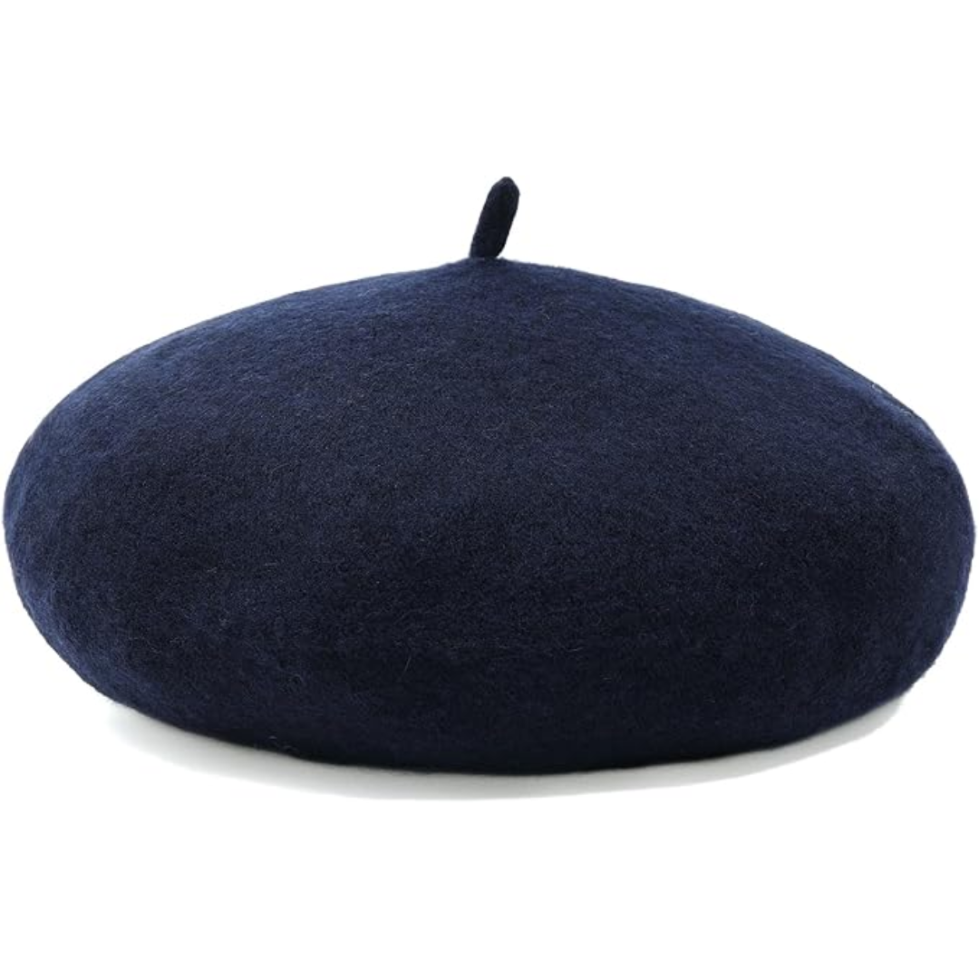 Classic French Wool Beret in 10 Colors 7