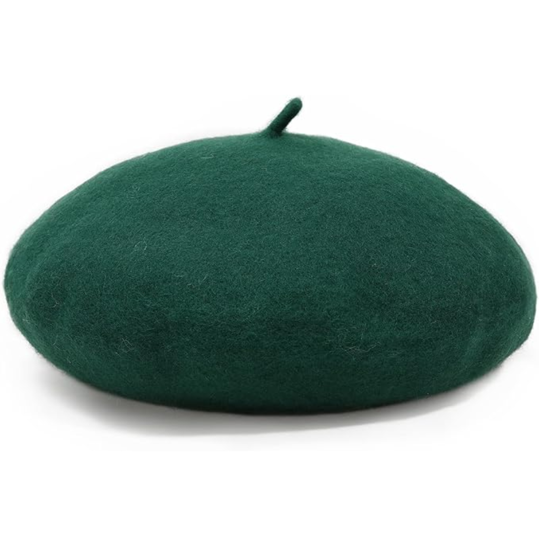 Classic French Wool Beret in 10 Colors 9