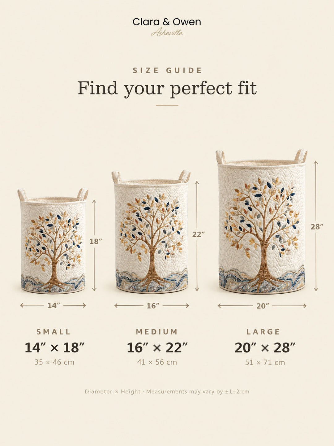 Quilted Floral Laundry Basket, Self-Standing with Sturdy Handles 5