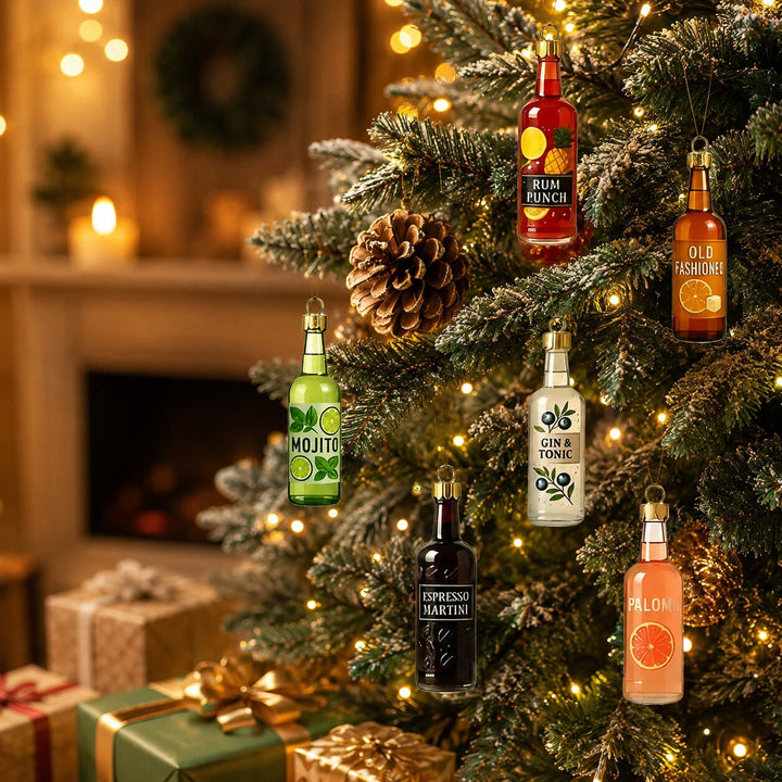 Cocktail Advent Calendar 2026 with 24 Decorative Bar Ornaments 6